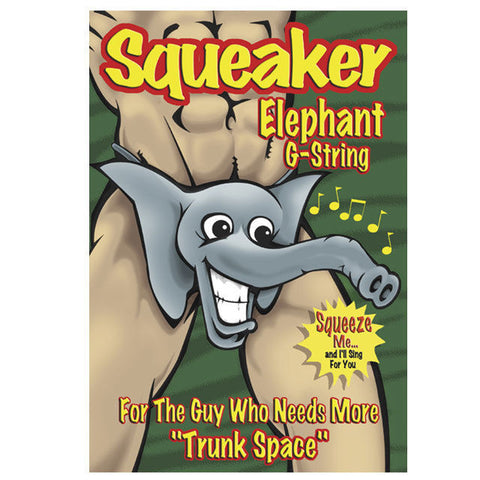 MP Novelty Squeaker Elephant Gst Blk 1SZ