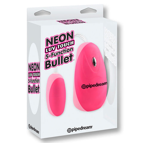 Neon Luv Touch 5 Function Bullet Pink