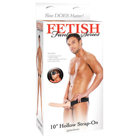 FF Hollow Strap-On Flesh 10in