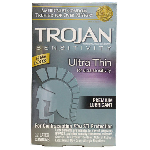 Trojan Ultra Thin Vertical Pack (12)