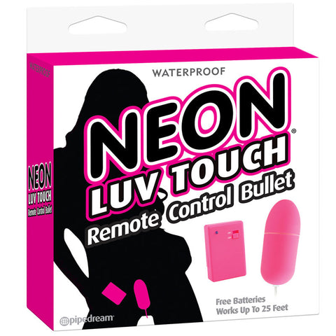Neon Luv Touch Remote Cntrl Bullet Pink