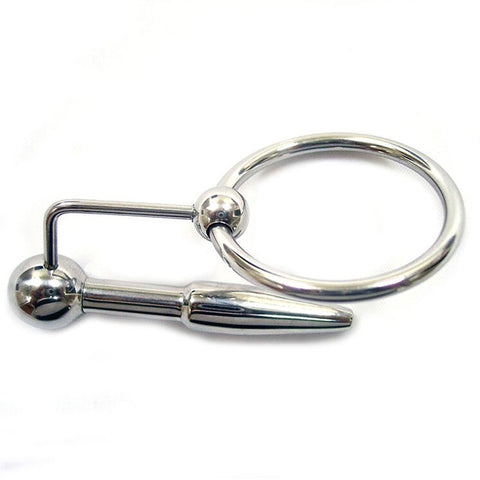 Stainless Steel Urethral Probe&Cock Ring