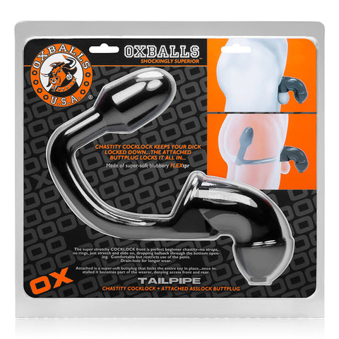 OxBalls Tailpipe Chastity Cock-Lock&Plug