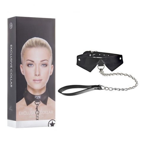 Ouch! Exclusive Collar & Leash - Black