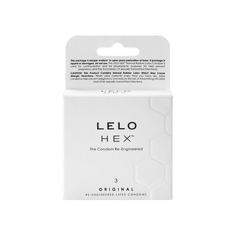 LELO HEX Original Condoms 3 Pack