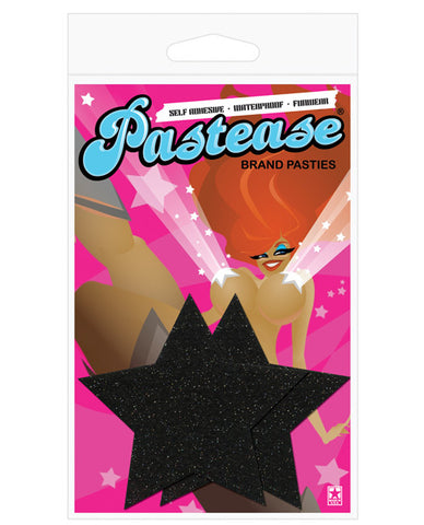 Pastease Premium Glitter Star - Black O/S