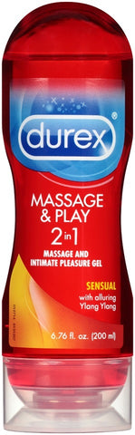 Durex Massage & Play 2 in 1 Sensual Ylang Ylang - 6.76 Fl. Oz. / 200 ml