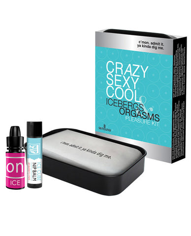Sensuva Crazy Sexy Cool Icebergs & Orgasms Pleasure Kit